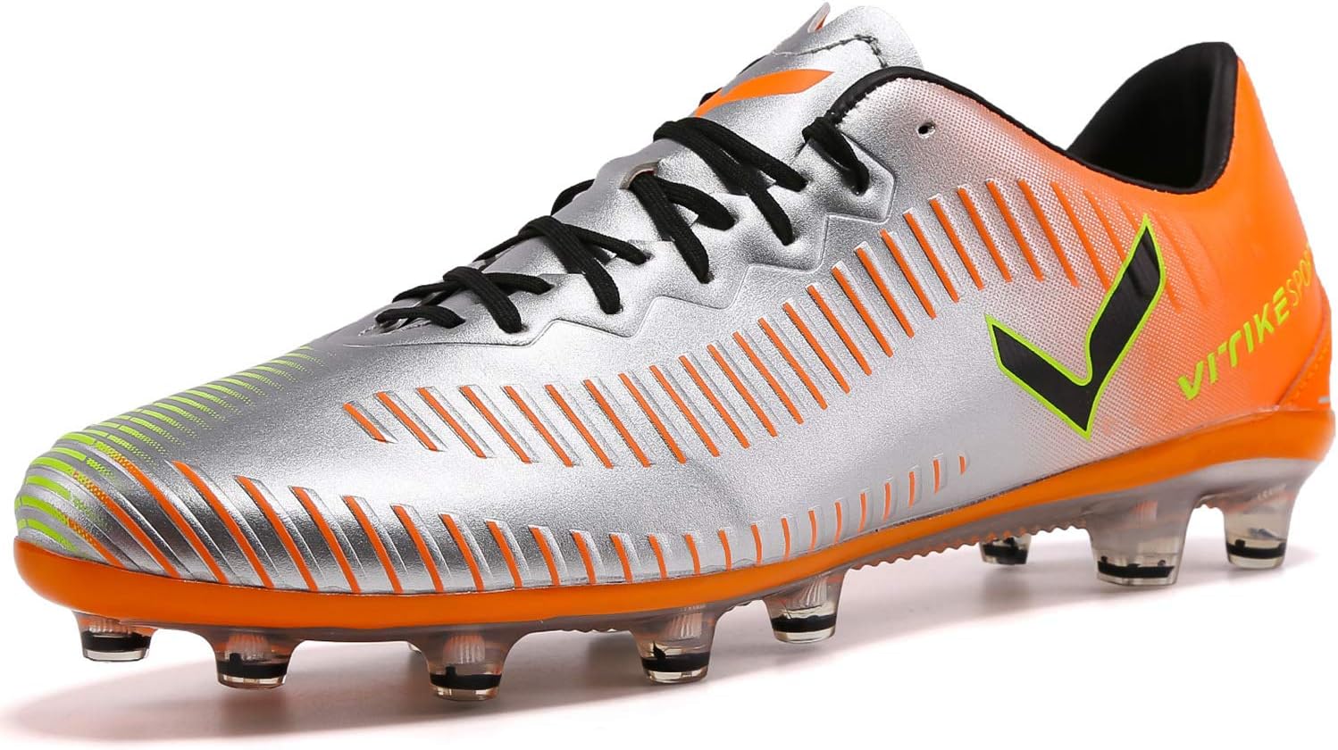 Men's Football Boots Trainers Professional Sneaker High Top Spike Soccer Shoes Outdoor Training