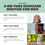 BOLDKING Face Cream for Men 75ml Hydrating Vegan Hypoallergenic Shea Butter view 4