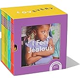 The Emotion Book Set, 12 Books ( Happy, Proud, Excited, Scared, Shy, Nervous, Sad, Disappointed, Lonely, Mad, Frustrated, Jealous) by Lovevery