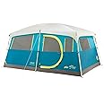 Coleman Tenaya Lake 8-Person Cabin Tent with Built-in Closet, Fast-Pitch Tent Sets Up in Under 10 Mins, Family Tent with Rainfly & Wheeled Carry Bag