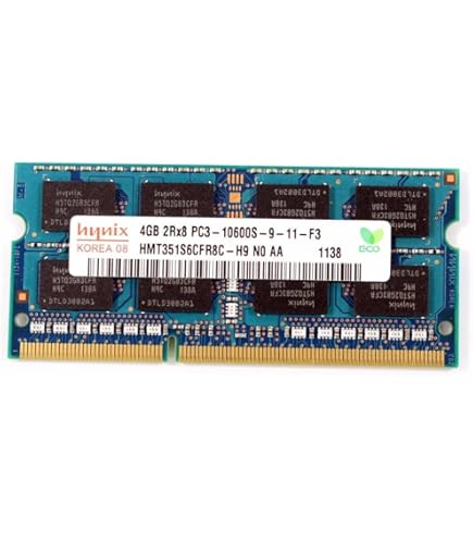 Hynix 4GB PC3-10600 DDR3 1333MHz HMT351S6CFR8C-H9 at Amazon.com