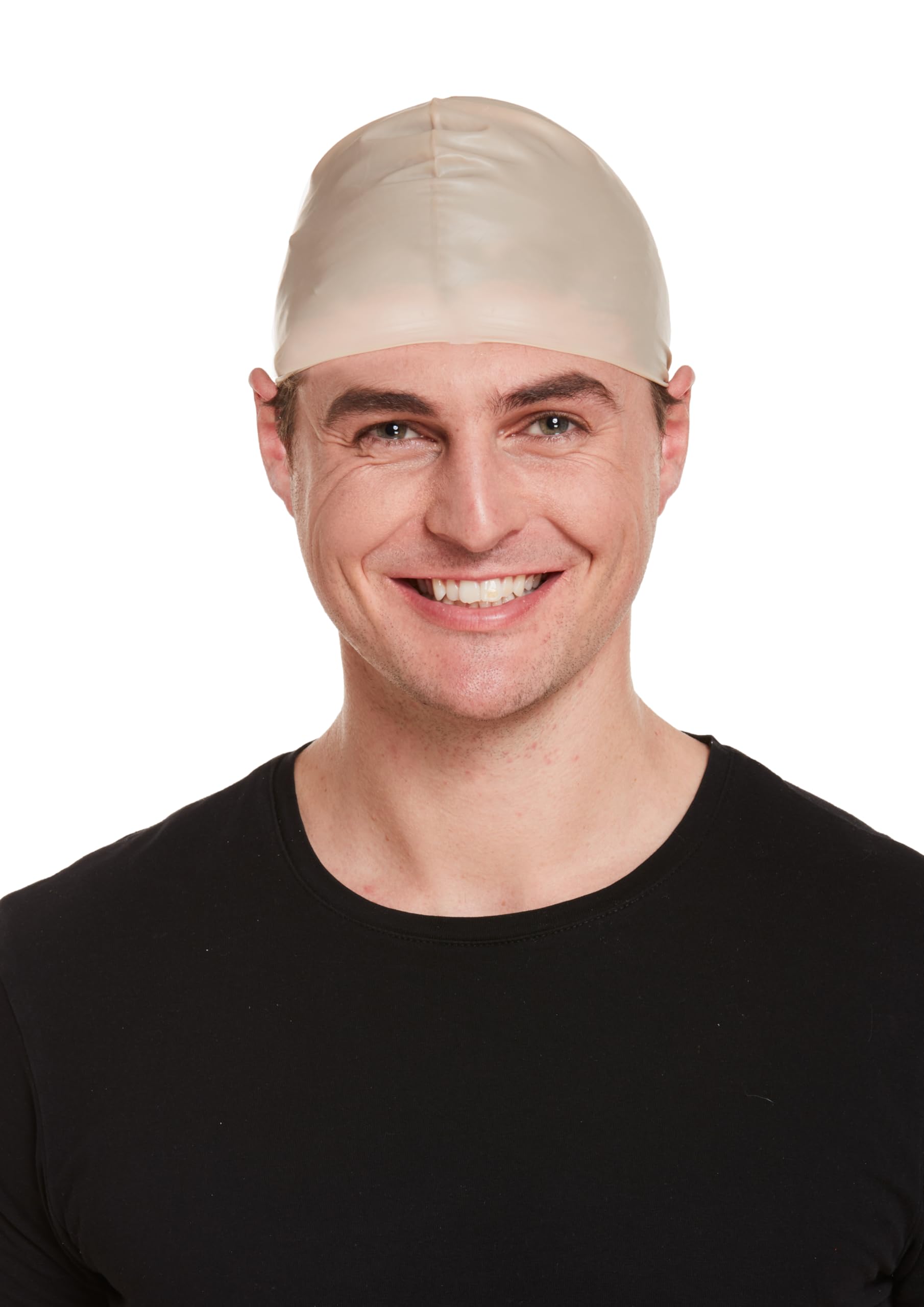 HENBRANDT 1x Professional Bald Caps - Seamless Stretch Fabric for Theatre Cosplay Halloween Fancy Dress Costume Wigs Stage Film TV Character Transformations Theatrical Accessories