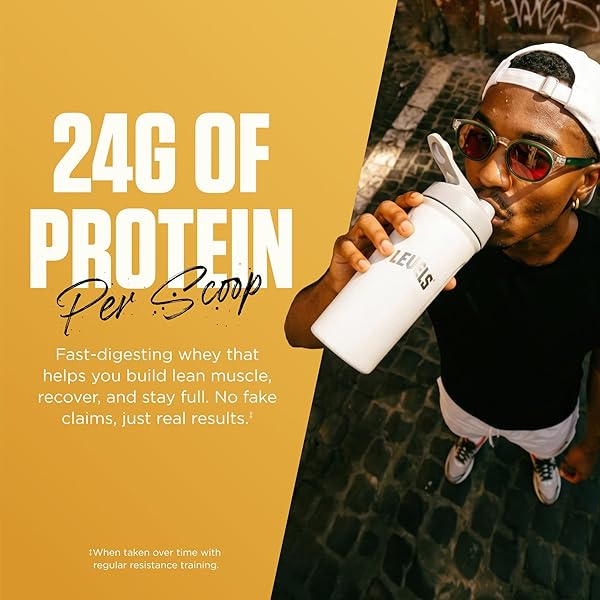 LEVELS GRASS FED WHEY PROTEIN POWDER, NO ARTIFICIALS, 24G OF PROTEIN, VANILLA BEAN, 12 COUNT