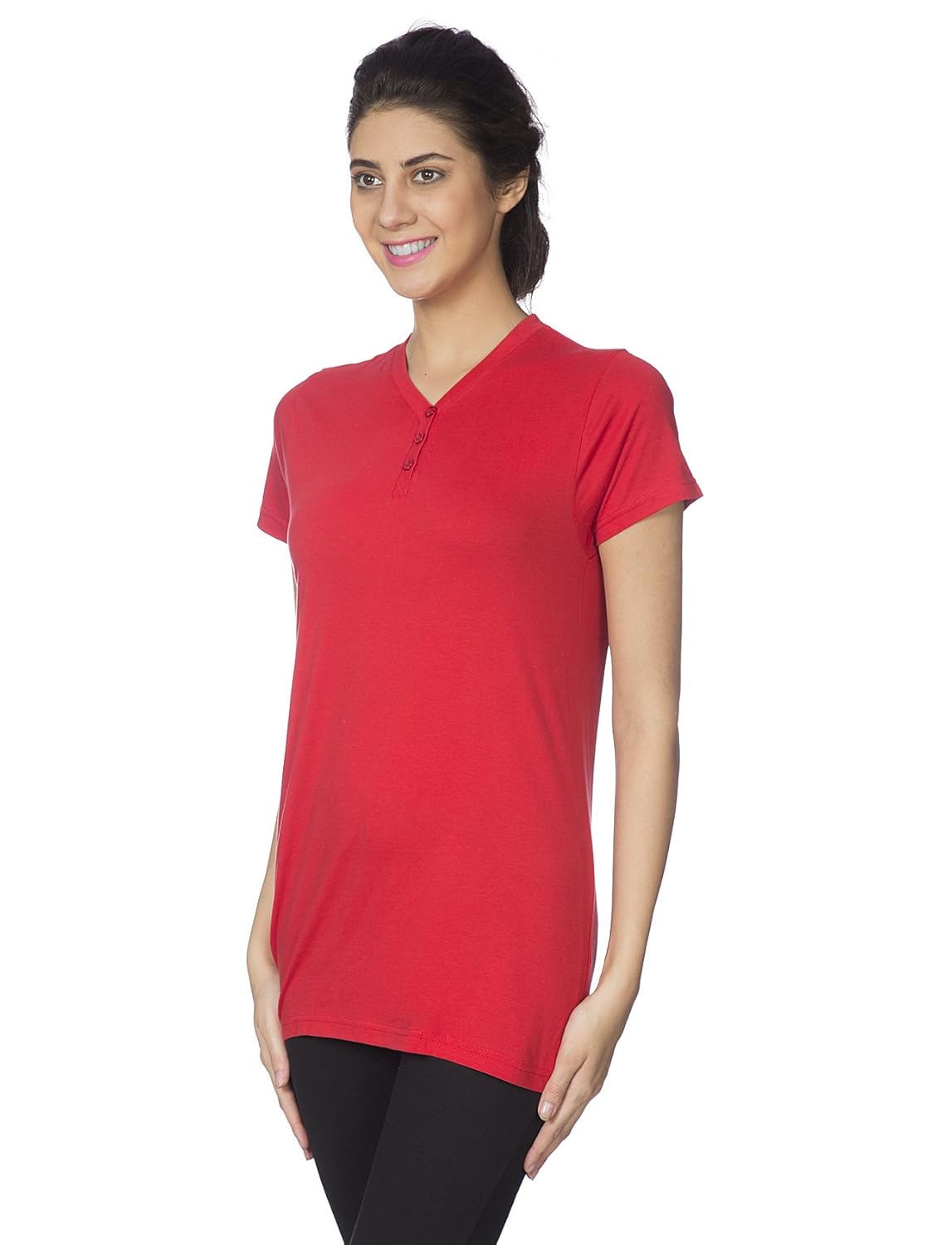 goldstroms women's yoga button down plain top