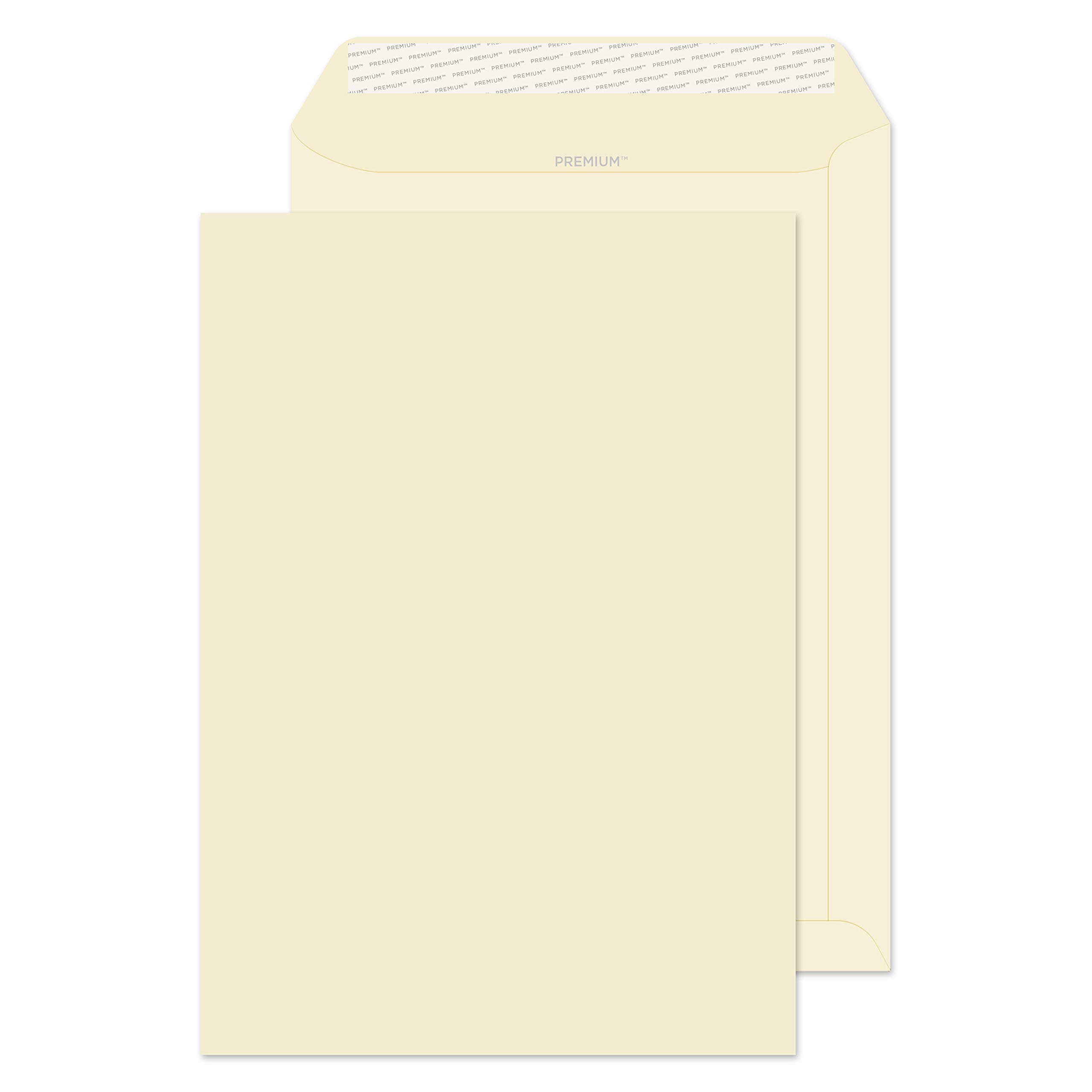 Blake Business C4 324 x 229 mm 120 gsm Peel & Seal Pocket Envelopes (61653) Cream Wove - Pack of 20