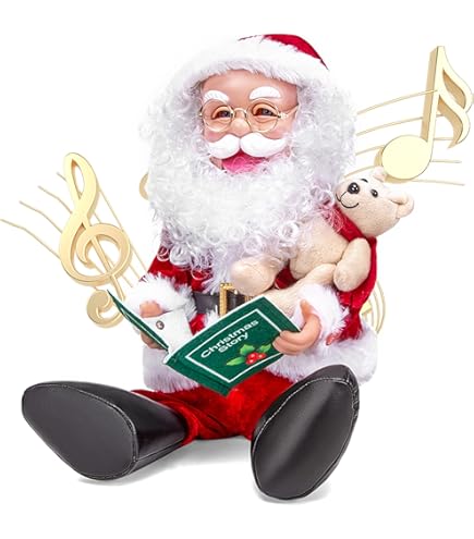 Amazon.com: Jingle Bell Rock Santa Animated Dancing Singing Santa