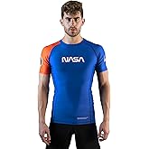 Sanabul NASA Short Sleeve Compression MMA BJJ Wrestling Jiu Jitsu Rash Guard