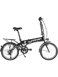 ORKAN 20&rdquo;/ 26&rdquo; Folding Electric Bike 7 Speed E-Bike for Adults 250W City Commuter Mountain E-Bike