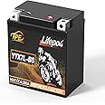 Lightweight 12V 3AH 300A Lithium Motorcycle Battery - High Energy Density, Long Life Cycle & BMS - Powersports LiFePO4 Engine Starter YTX7L-BS