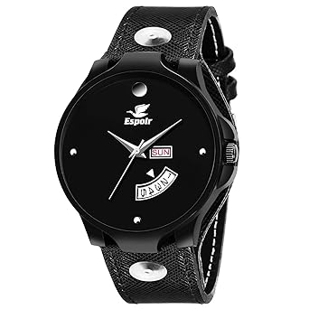 Analog Black Dial Mens Watch-ES3349