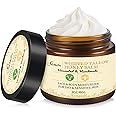 Beef Tallow for Skin 2oz, Tallow And Honey Balm, Unscented Tallow Face Moisturizer, Beef Tallow for Face, Organic Grass Fed Beef Tallow Balm, Whipped Beef Tallow Lotion Face Cream