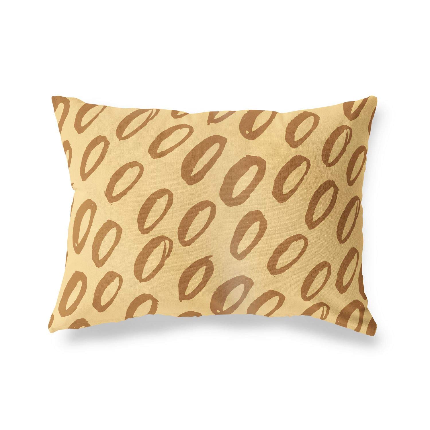 BonaMaison Decorative Cushion Cover, Brown Tones Throw Pillow Covers, Home Decorative Pillowcases for Livingroom, Sofa, Bedroom, Size: 45X60 Cm - Designed and Manufactured in Turkey