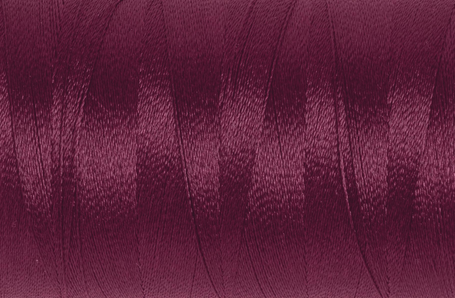 705798-5676-1 Gutermann Super Brite Polyester 40 Machine Embroidery Thread x 1000 mtr Reel, Merlot