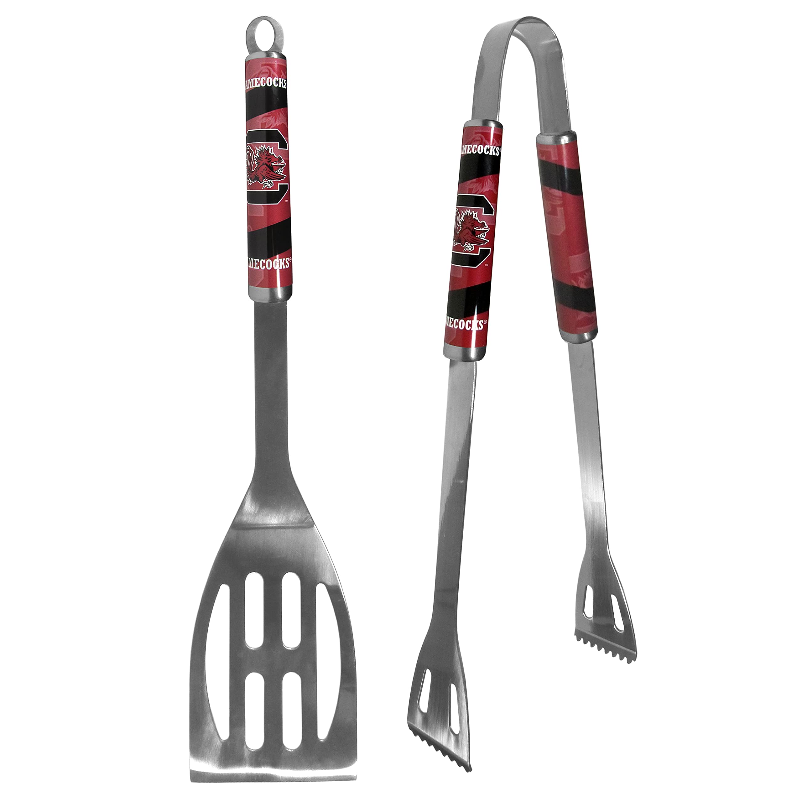 Siskiyou NCAA Sports Fan Shop South Carolina Fighting Gamecocks 2 pc Steel BBQ Tool Set One Size Team Color