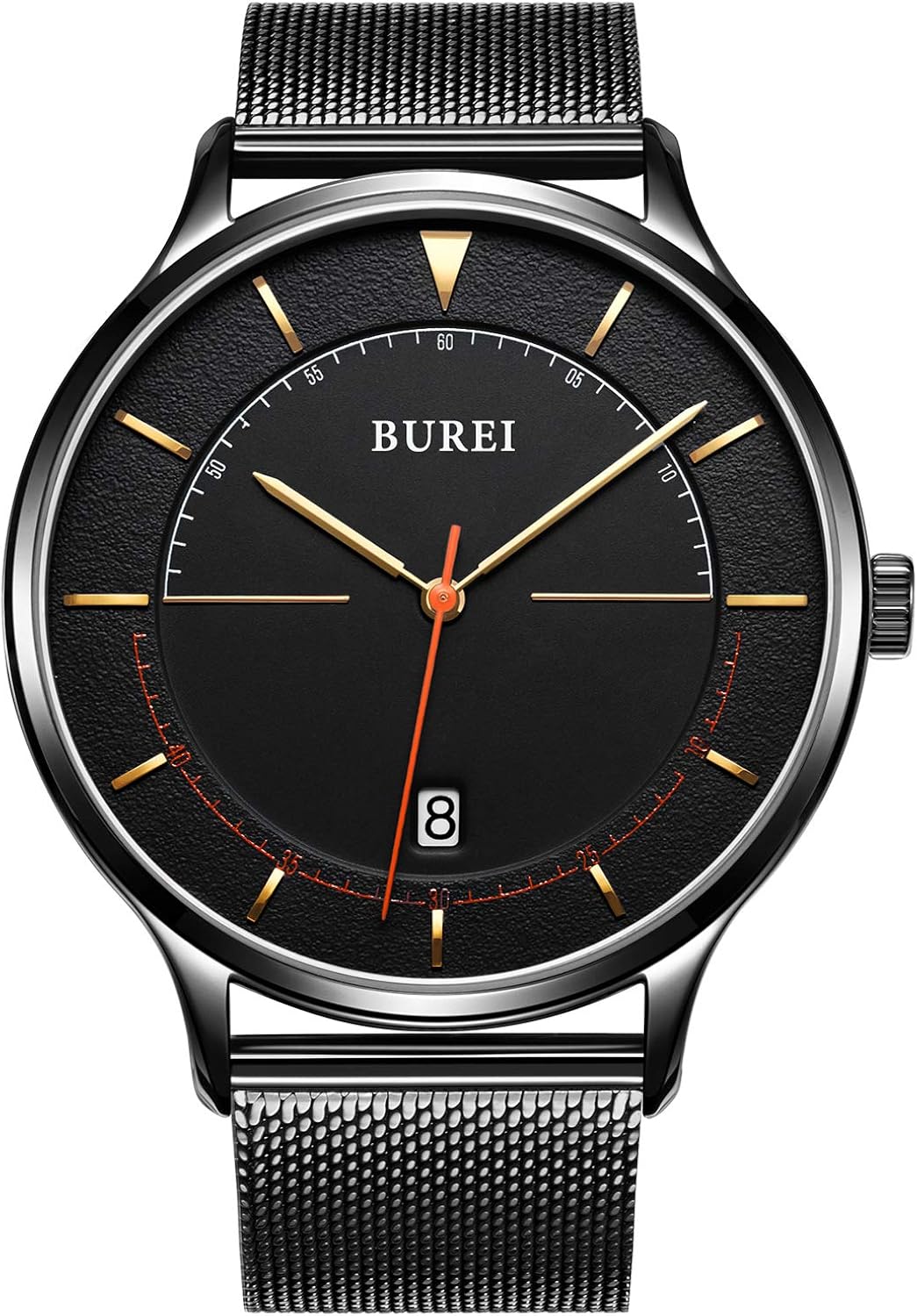5 pièces/ensemble mode grand cadran hommes montres à Quartz bracelet en