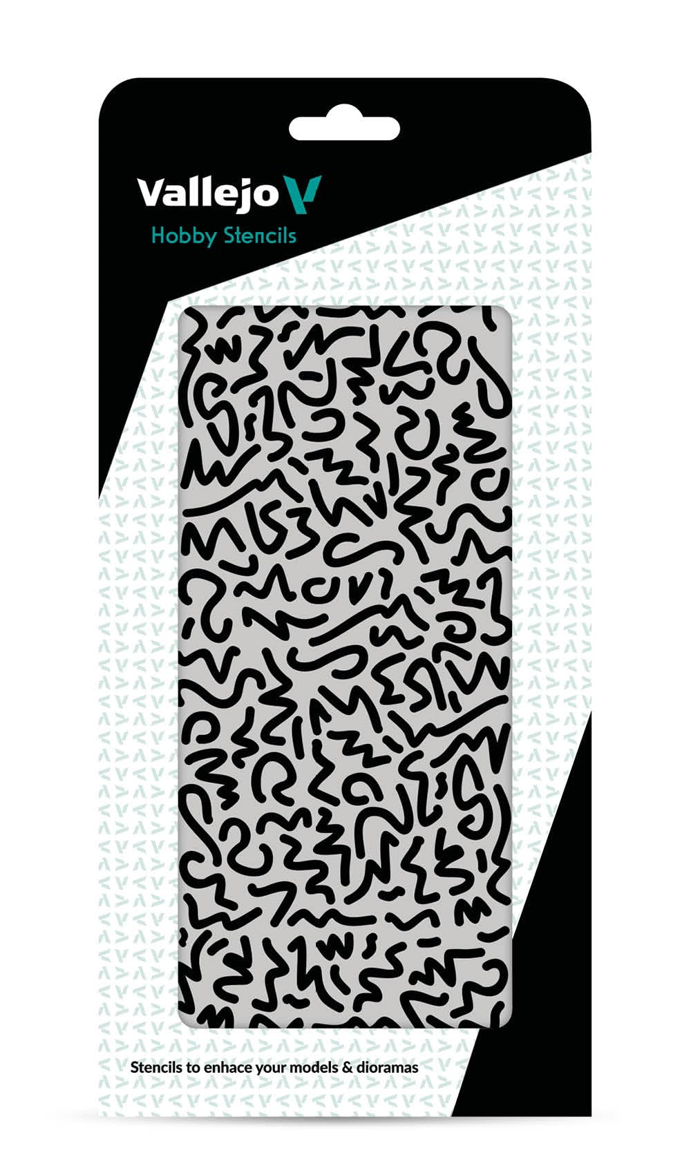 Vallejo AV Stencils - 1:32 Luftwaffe WWII Shingles Camo