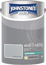 Johnstone's Wall and Ceiling Soft Sheen Interior Paint Manhattan Grey 5 L