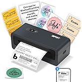 iDPRT Shipping Label Printer 4x6 Bluetooth Thermal Label Printer for Small Business and Shipping Package, Support Android, iPhone, Windows, macOS, Widely Used for Amazon, Shopify, Ebay