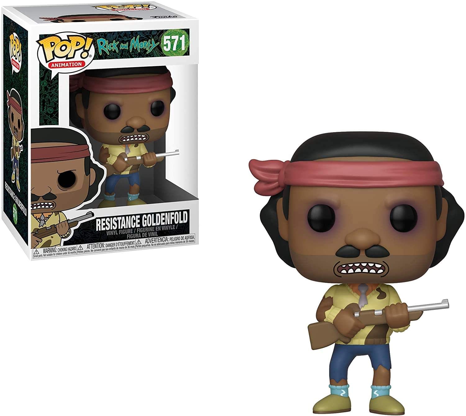 Funko 40256 POP Animation: Rick and Morty-Resistance Goldenfold Collectible Figure, Multicolor,Standard — image 1