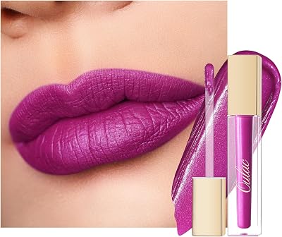 Oulac Matte Liquid Purple Lipstick 4.5ml Vegan Fuchsia Kissproof