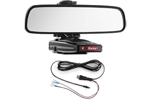 Radar Mount Mirror Mount Radar Detector Bracket + Direct Wire Cord - Escort 9500ix, Redline