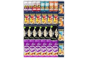 Niro Gift Basket Assortment | Individual Nuts Snack Packs, Trail Mix Individual Packs Bulk - 30 Packs Mix Nuts Kit - Salted Cashews, Roasted & Unsalted Almonds