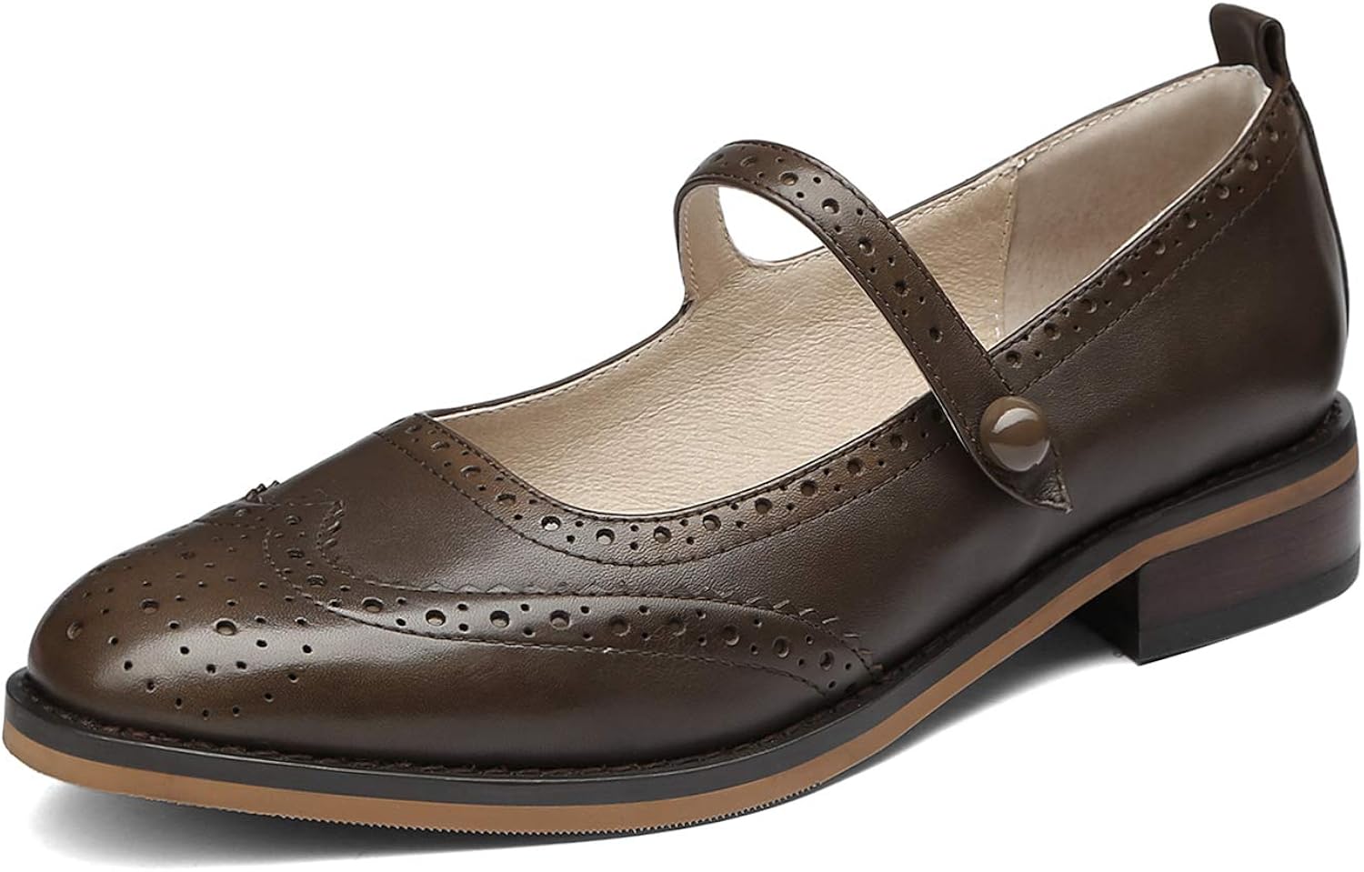 Amazon Com Manrino Mary Classic Real Leather Comfortable Womens