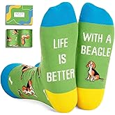 Zmart Animal Lover Socks - Squirrel Poodle Guinea Pig Cat Gifts, Monkey Dog Chicken Socks