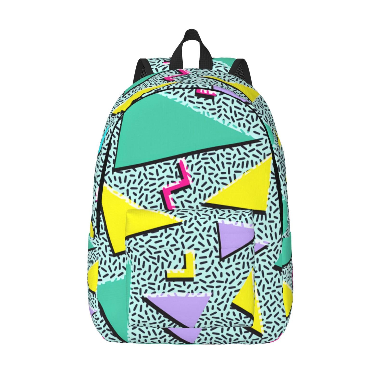 Photo 1 of GVGOAGL Retro 80s 90s 80'S 90'S Fashion Backpack for Girls Boys Women Lightweight Canvas Bookbag Casual Daypack for Travel Outdoor Camping, 17 Inches