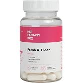 Her Fantasy Box | Fresh &amp; Clean &ndash; Boric Acid for pH Balance, Odor Control &amp; Comfort &ndash; 30 Count