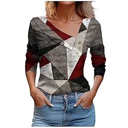 LRMQS Spring Tops for Women 2024 Trendy Casual Long