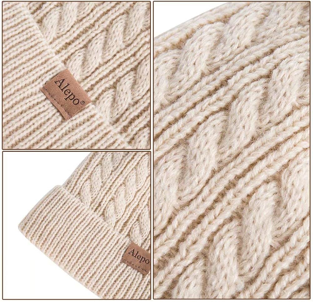 Kids Toddler Baby Winter Beanie Hat, Children's Warm Fleece Lined Knit Thick Ski Cap with Pom Pom for Boys Girls (Mix Rainbow): Clothing