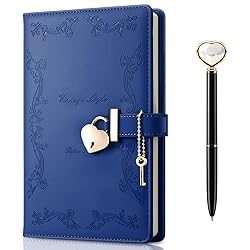 Mousbull Lock Diary with Key and Pen for Girls, 192