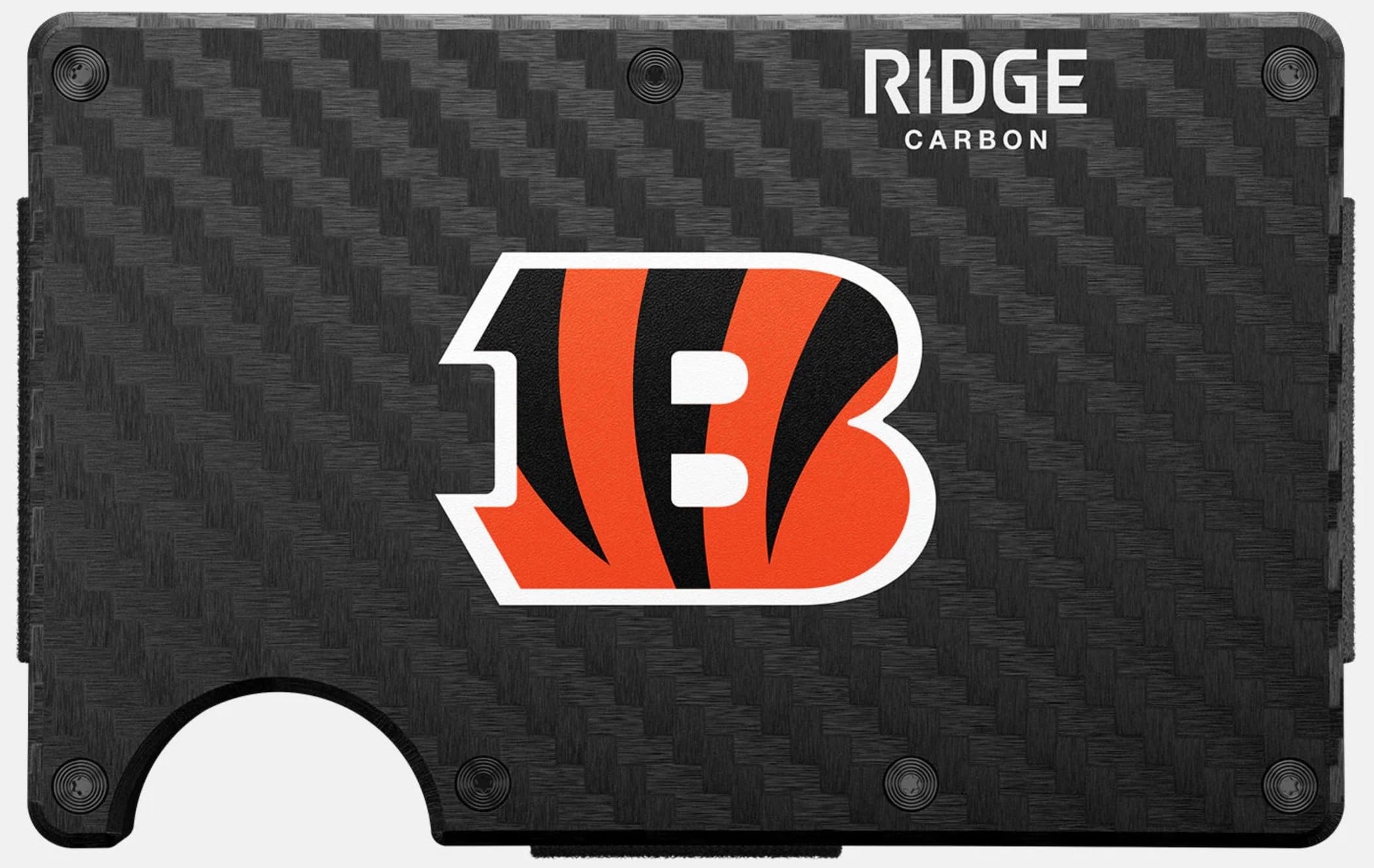 Ridge Wallet - Cincinnati Bengals - Carbon Fiber 3k Image