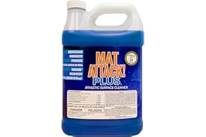 Dollamur Mat Attack! PLUS® Gym & Yoga Mat Cleaner, Hygienic Cleaner for Rubber Flooring, Wrestling Mats, and Fitness Floors-Gallon
