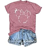 Women Magical Shirts Cute Graphic Tshirts Funny Vacation Holiday Short Sleeve Casual Tee Top