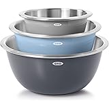 OXO Good Grips 3 Piece Stainless Steel Mixing Bowl Set