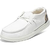 STQ Women's Slip on Loafers丨Orthopedic Comfotable Fur Lined Ultralight Boat Casual Shoes with Arth Support
