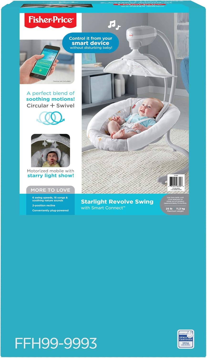 fisher price starlight revolve swing