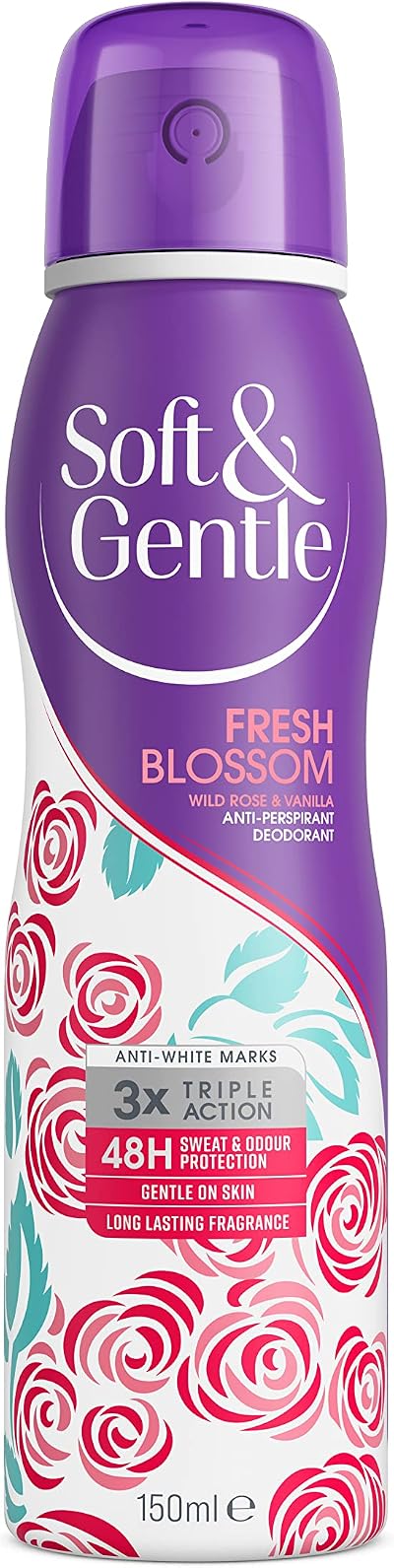 Soft & Gentle Fresh Blossom Antiperspirant Deodorant Spray 150ml