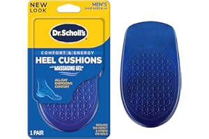 Dr. Scholl’s Comfort Heel Cushions for Men, 1 Pair, Size 8-13