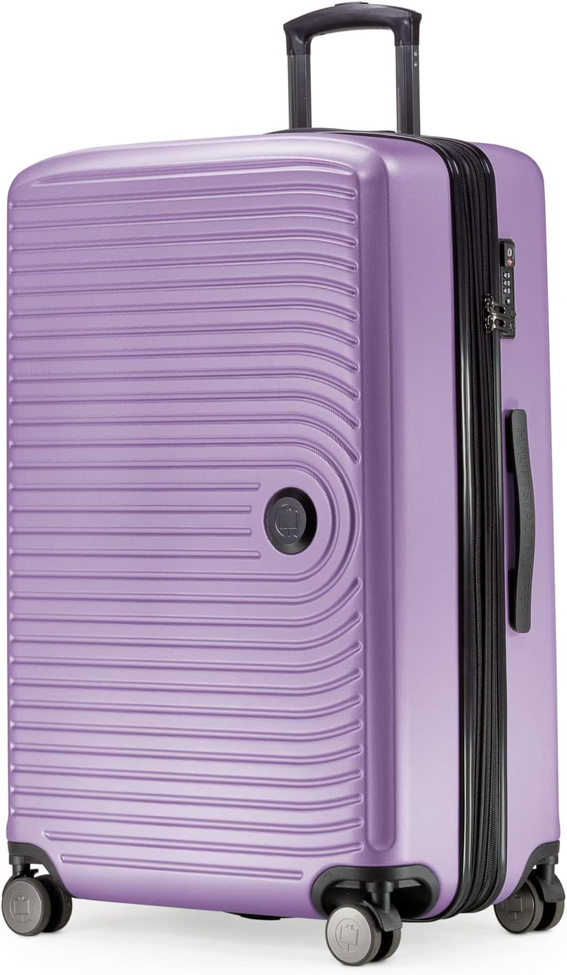 Hauptstadtkoffer Mitte - Large Hard-Shell Suitcase, TSA, 4 Wheels, Check-in Luggage with 8 cm Volume Expansion, 77cm, 130 liters, Lilac