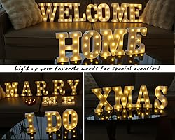 Light Up Letters, Led Letters Lights 26