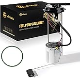 VANBOL Electric Fuel Pump Assembly Compatible with 2009-2013 Chevy Silvera do 1500 2500 3500 HD & GMC Sierra 1500 2500 3500 HD 4.3L 4.8L 6.0L V6 V8 Replace E3818M VANBOL0119 with Pressure Sensor