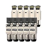 ZOERAX 10-Pack RJ45 Connectors Tool Free Cat