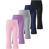 Witwot Toddler Girl Flare Pants Baby Girls Cotton Leggings Bell Bottoms Clothes Size 18M-5T