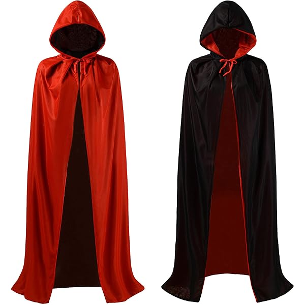Capa Con Capucha Unisex Adulto - Estilo Medieval, Poliéster, Longitud 59 Pulgadas | Para Halloween, Cosplay, Fiestas Temáticas