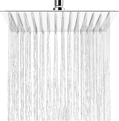 HAUSPROFI 12 Inch Rain Shower Head 304 Stainless Steel Ultra Slim Square