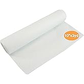 New brothread Wash Away - Water Soluble Machine Embroidery Stabilizer Backing & Topping 10" x 3 Yd roll - Light Weight - Cut 