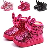 DADAWEN Boy's Girl's Warm Winter Sequin Waterpoof